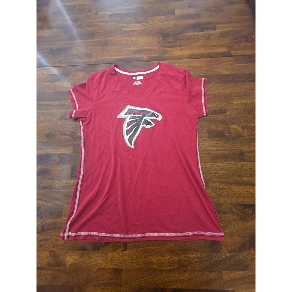 Fanatics Women's SHIRT Atlanta Falcons NFL XL Stretchy Short Sleeve Sku92